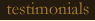 testimonials
